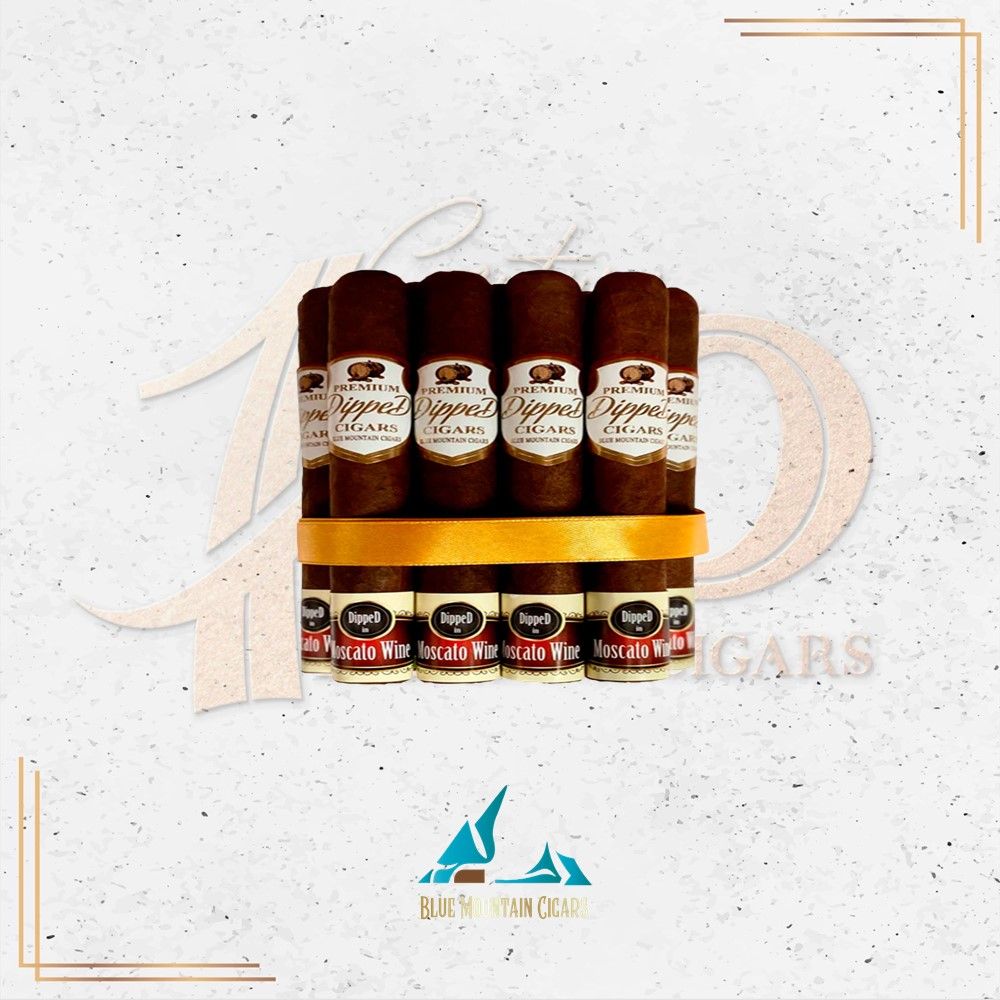 BMC (Blue Mountain Cigars) - Dipped - Moscato Wine - Robusto 
