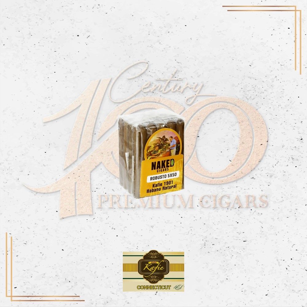 Kafie 1901 - Naked Cigars Habano Natural - Robusto