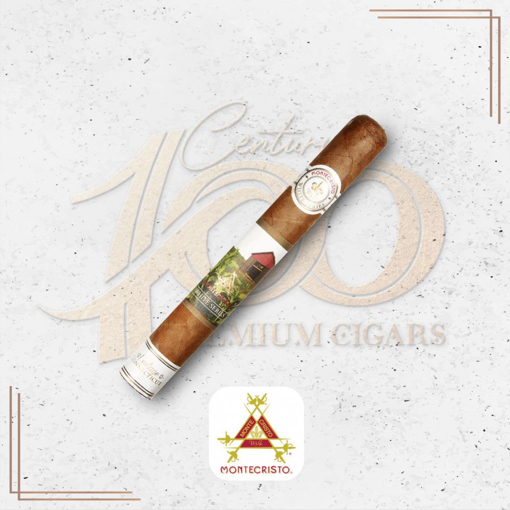 Montecristo (No Cubano) - White Vintage Connecticut - Double Corona