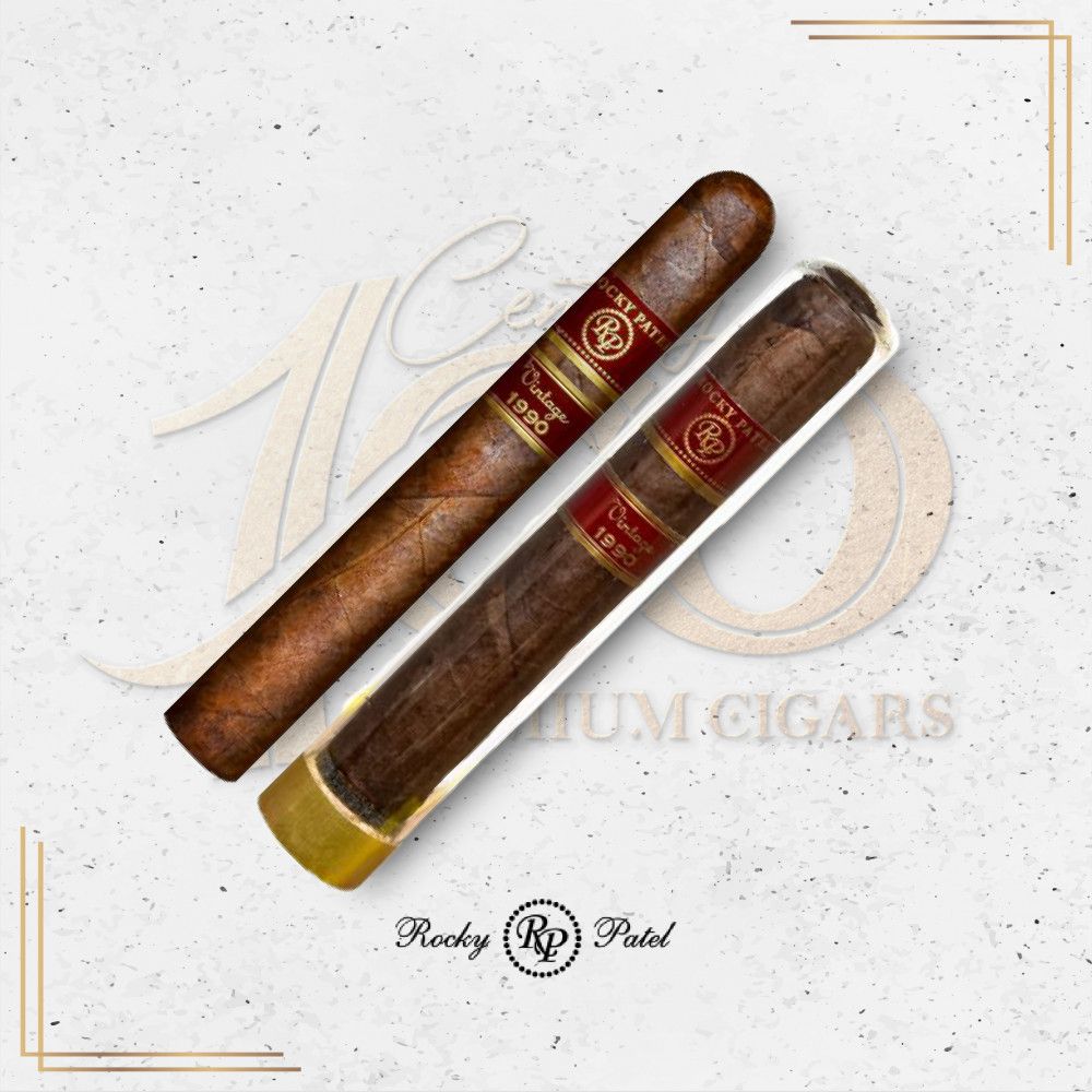 Rocky Patel - Vintage 1990 - Broadleaf - Robusto Glass Tube