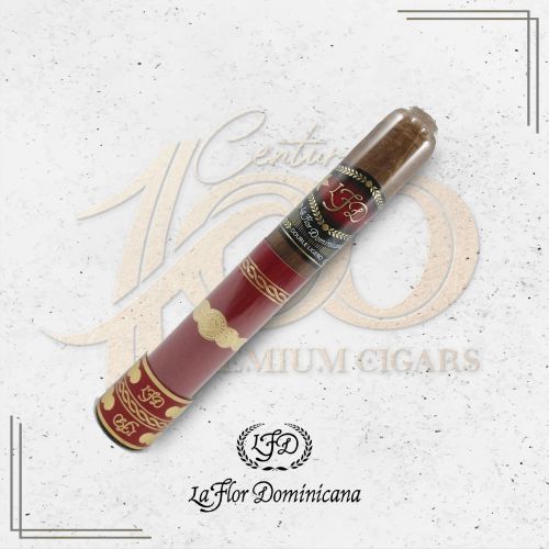La Flor Dominicana - Double Ligero - Natural - Crystal Tubo Robusto
